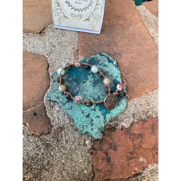 Hand Crafted Friendship Bracelet Jasper - Picture 8 of 10